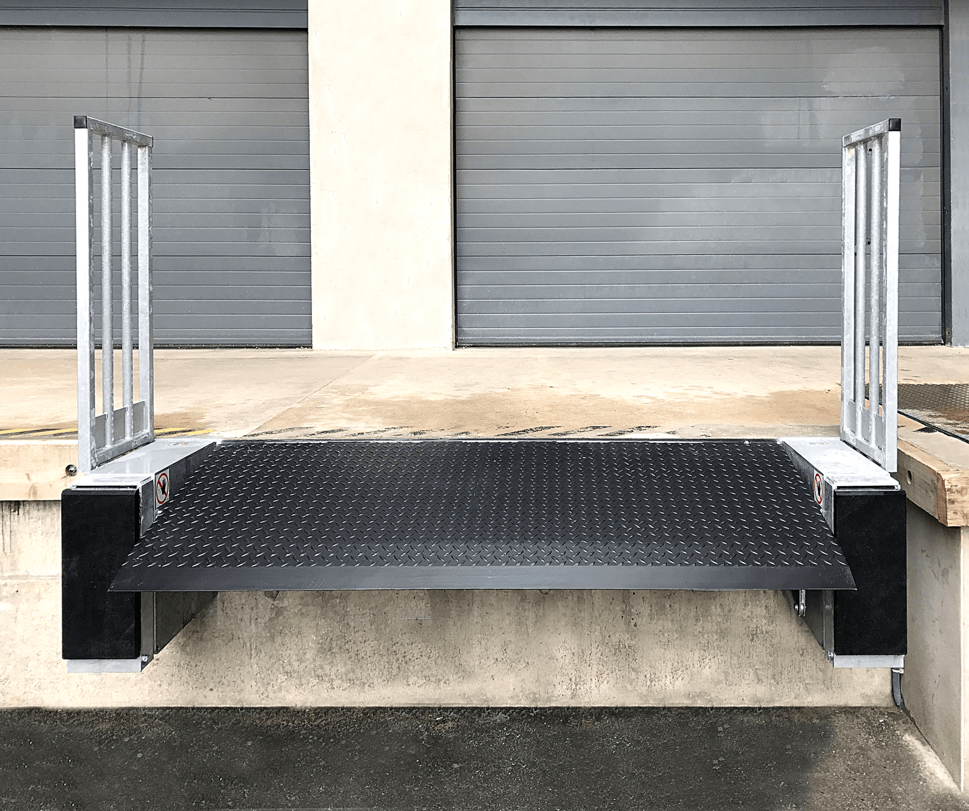 Easy 'edge of dock" installation