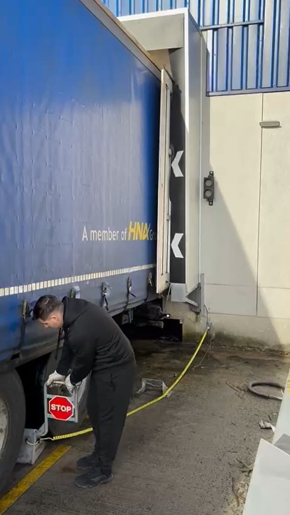 Easy placement by driver