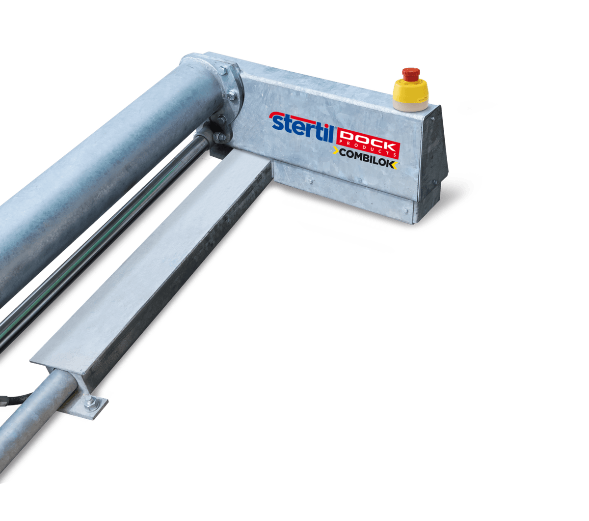 blocking arm of the automatic vehicle restraint system COMBILOK by Stertil Dock Products
