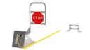 electric wheel chock from Stertil Dock Products for safe loading and unloading